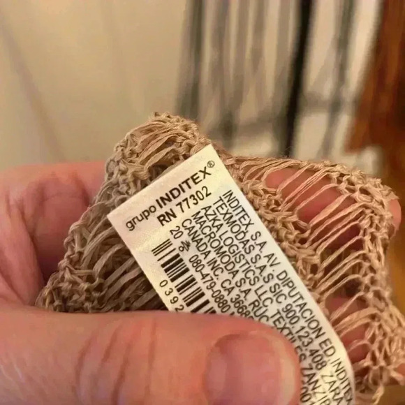 Zara Open Knit Round Neck Tank Sweater-Sz M - Picture 7 of 7